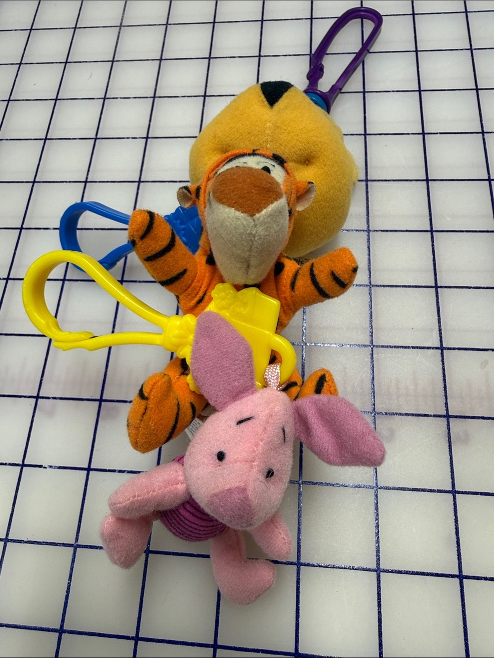 Disney Winnie The Pooh tigger movie McDonald's Plush Keychain Danglers Set of 3 - Picture 3 of 6